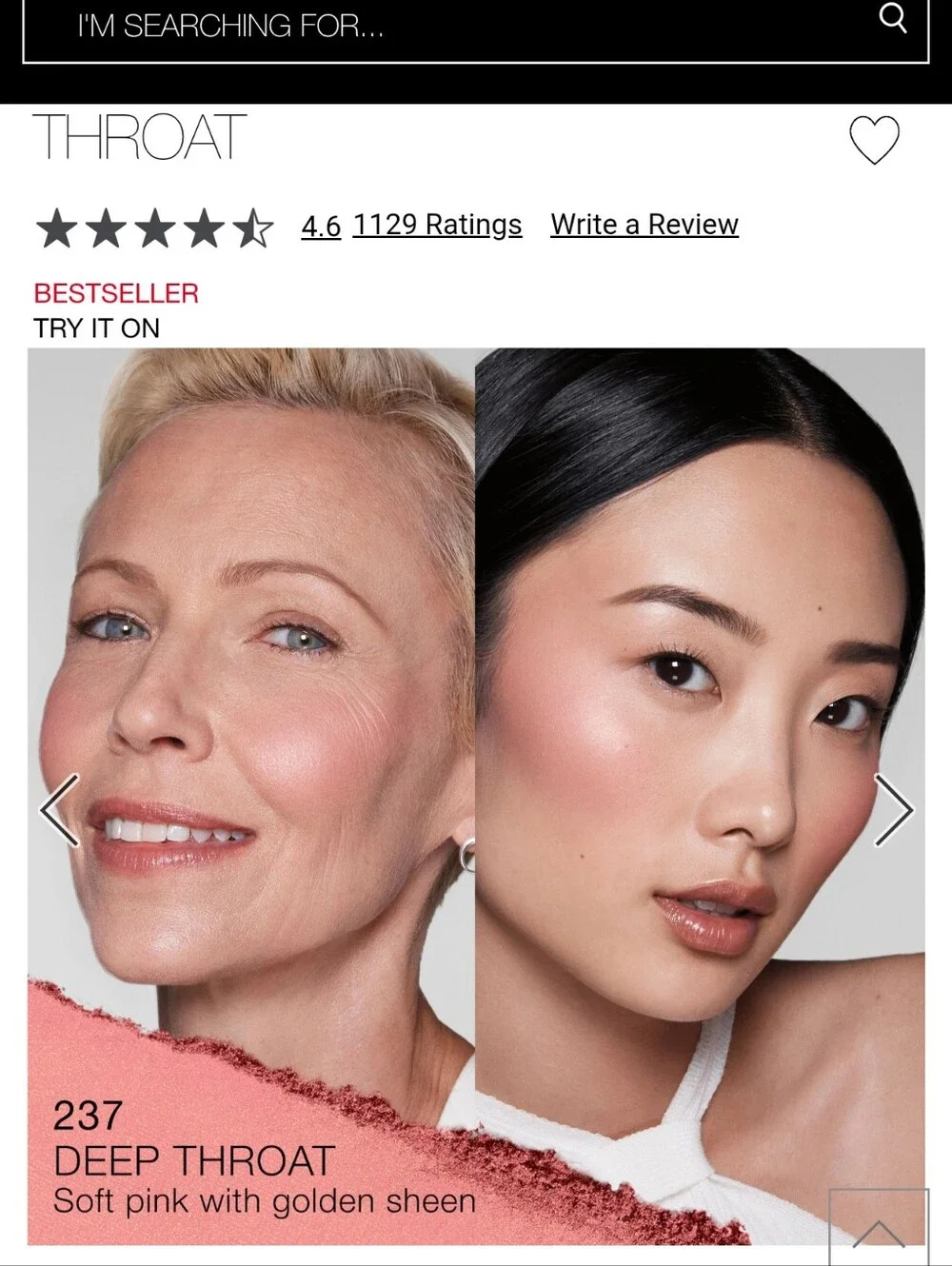 NEW NARS Blush In Deep Throat